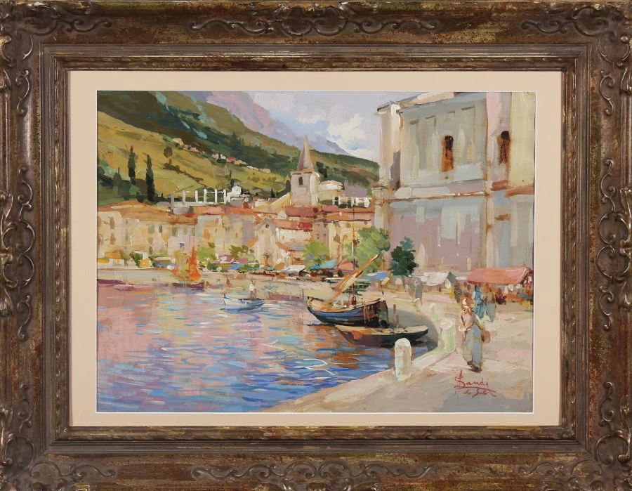 61-Angelo Landi-Porto di Toscolano  